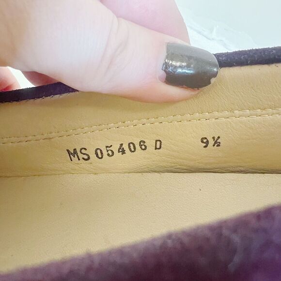 Salvatore Ferragamo Men's Gancini Suede Bit Loafers Purple Plum Men's Size 9.5 - Picture 3 of 11